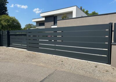 Collection ACTUEL' | Gamme Axihome | Double portail coulissant