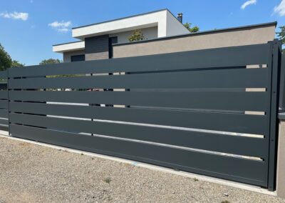 Collection ACTUEL' | Gamme Axihome | Double portail coulissant