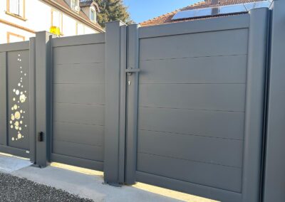 Collection ACTUEL' | Ensemble portillon et portail GAMME LINEA